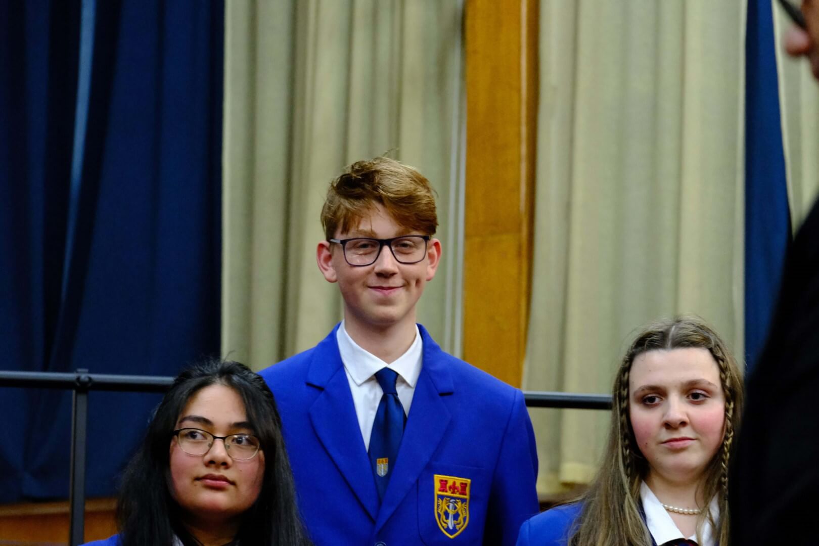 Oscar in the Blue Notes choir